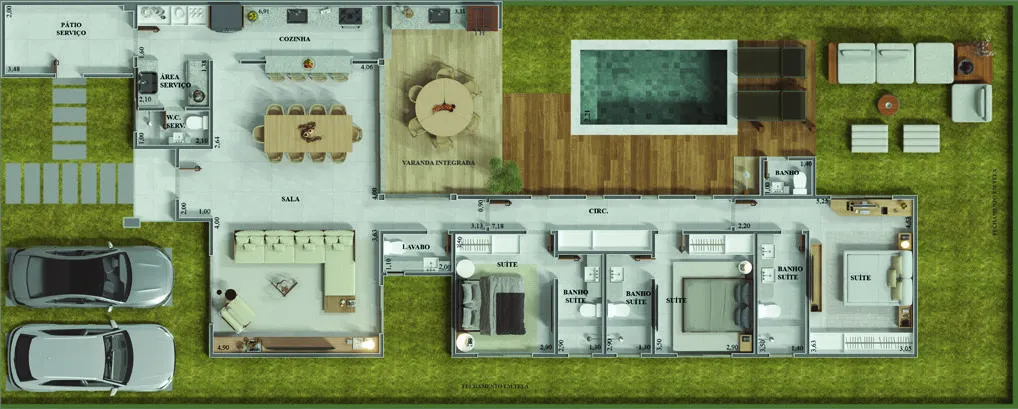 Arandu Aretê Búzios Terrenos à Venda plantas das casas